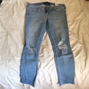 Hollister ripped jeans